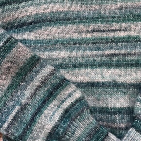 🧡3/15 Epic Threads Space-Dyed Stripes Mock-Neck Sparkle Sweater Kids 5 - Picture 8 of 8